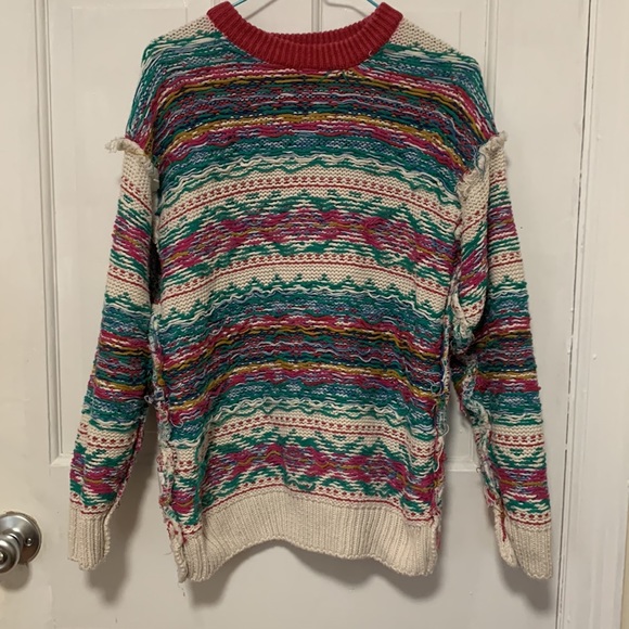 Vintage Thick Knit Aztec Sweater - Picture 5 of 8